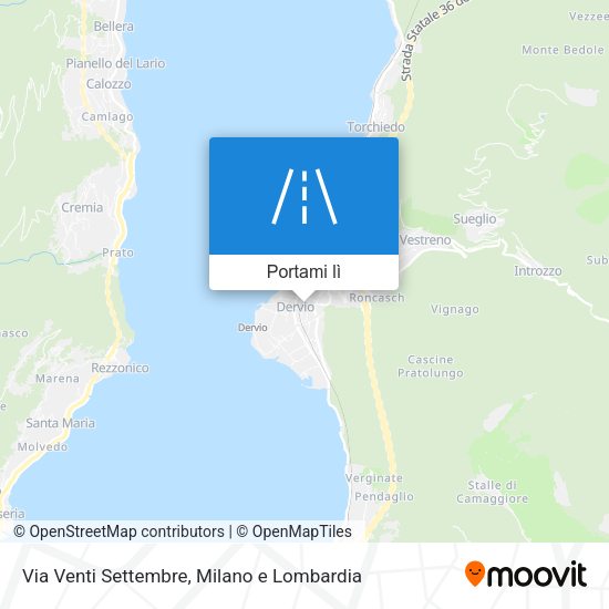 Mappa Via Venti Settembre