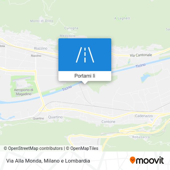 Mappa Via Alla Monda
