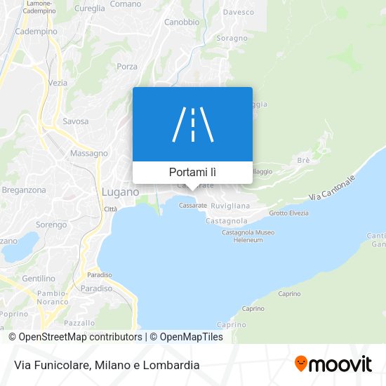 Mappa Via Funicolare