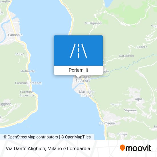 Mappa Via Dante Alighieri