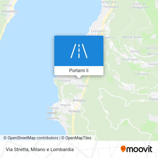 Mappa Via Stretta