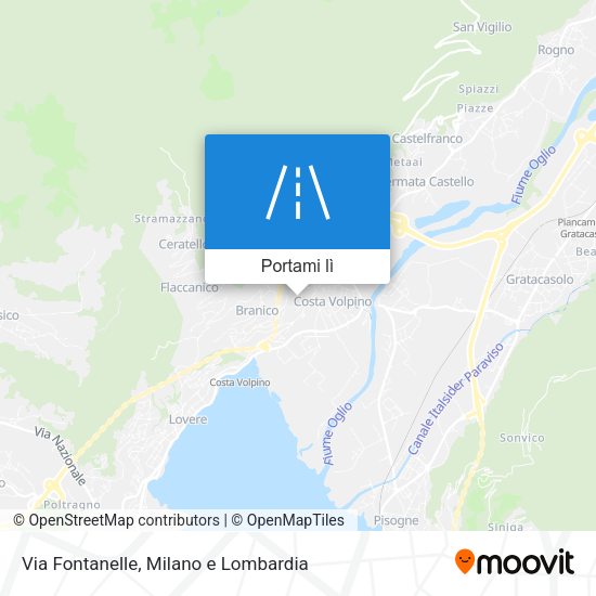 Mappa Via Fontanelle