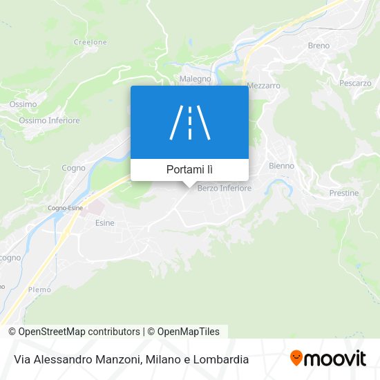 Mappa Via Alessandro Manzoni
