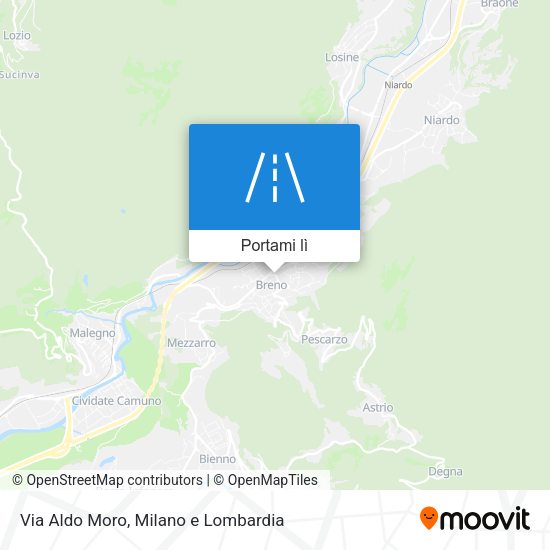 Mappa Via Aldo Moro