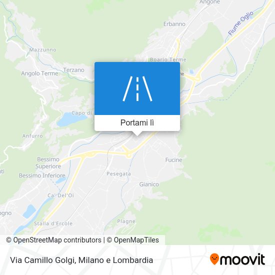 Mappa Via Camillo Golgi