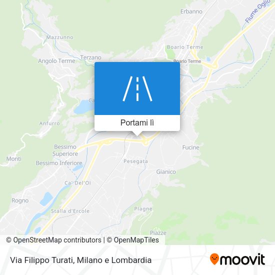 Mappa Via Filippo Turati