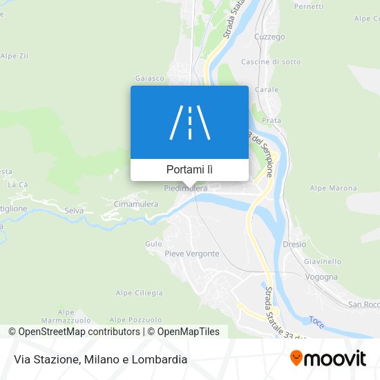 Mappa Via Stazione
