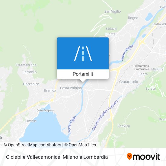Mappa Ciclabile Vallecamonica
