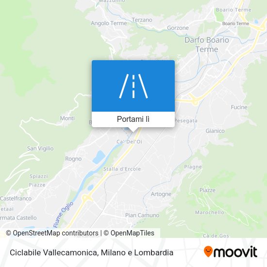 Mappa Ciclabile Vallecamonica