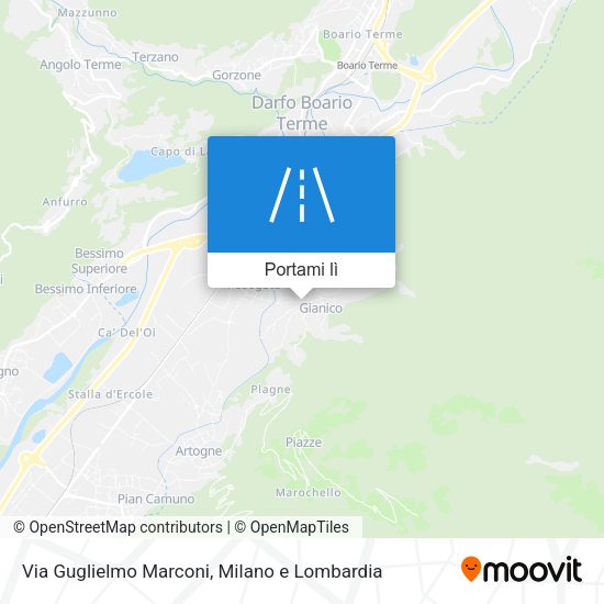 Mappa Via Guglielmo Marconi