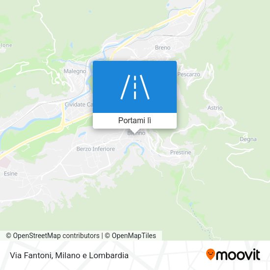 Mappa Via Fantoni