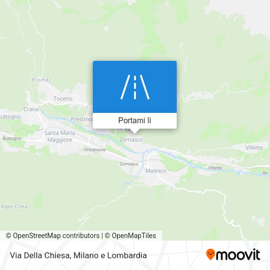 Mappa Via Della Chiesa