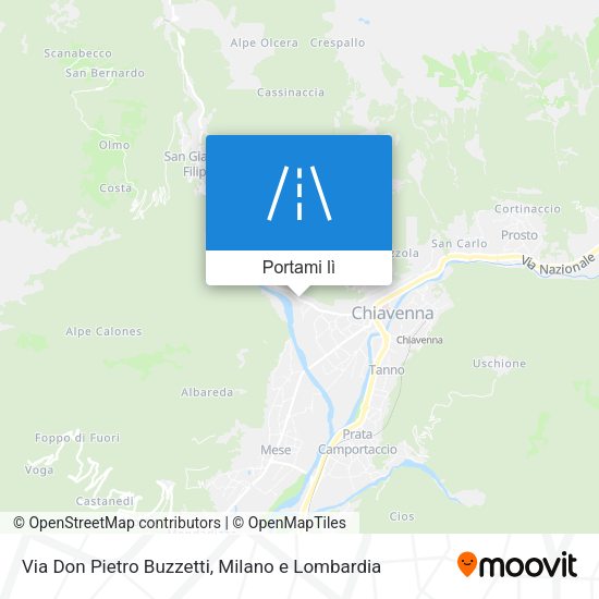 Mappa Via Don Pietro Buzzetti