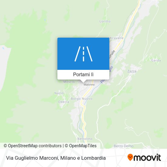 Mappa Via Guglielmo Marconi