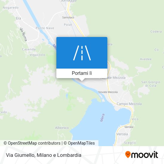 Mappa Via Giumello
