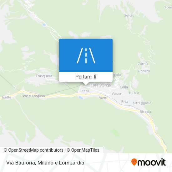 Mappa Via Bauroria