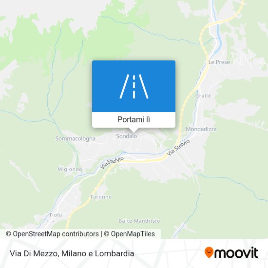 Mappa Via Di Mezzo