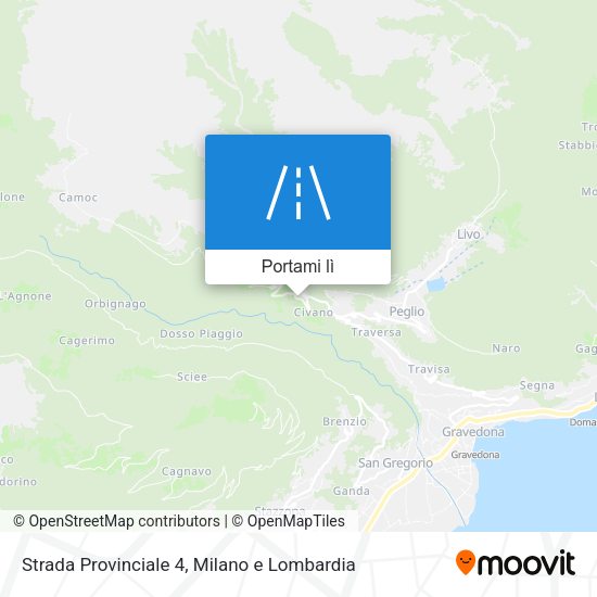 Mappa Strada Provinciale 4
