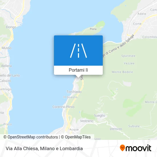 Mappa Via Alla Chiesa