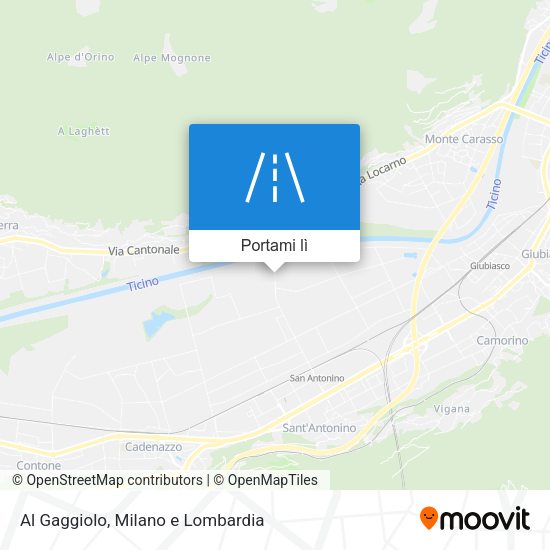 Mappa Al Gaggiolo