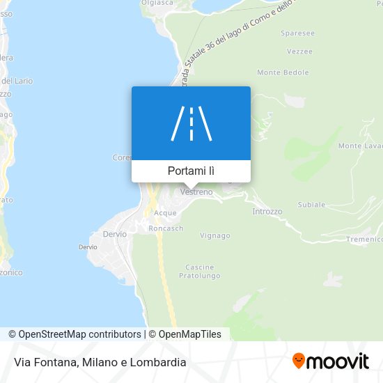 Mappa Via Fontana