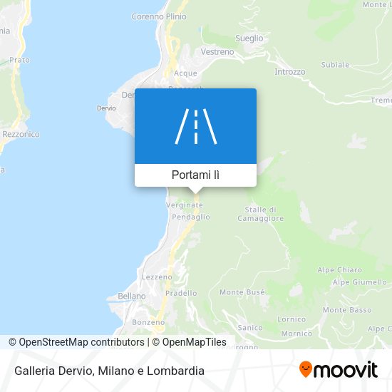Mappa Galleria Dervio