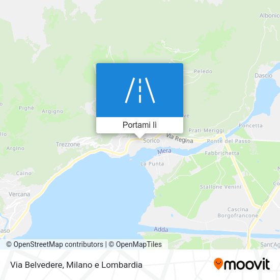 Mappa Via Belvedere