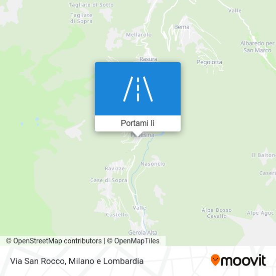 Mappa Via San Rocco