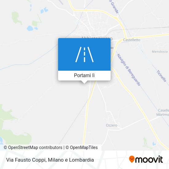 Mappa Via Fausto Coppi