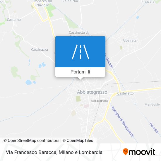 Mappa Via Francesco Baracca