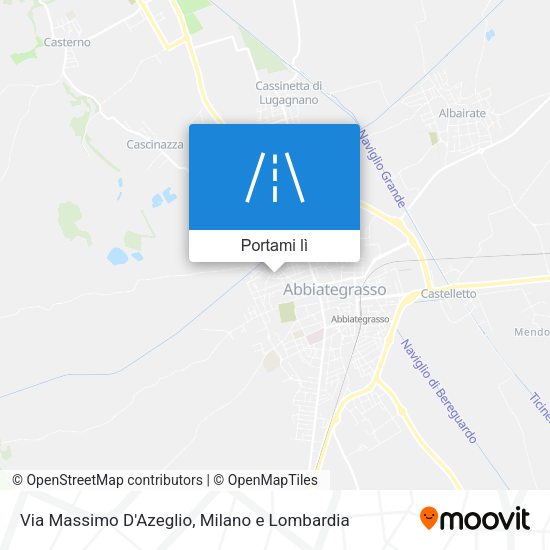 Mappa Via Massimo D'Azeglio