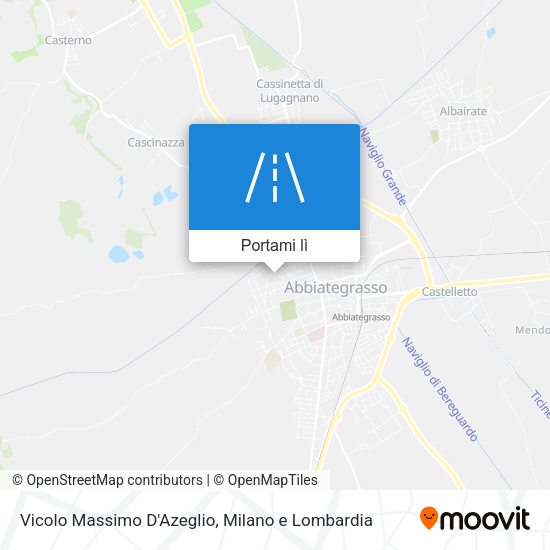 Mappa Vicolo Massimo D'Azeglio