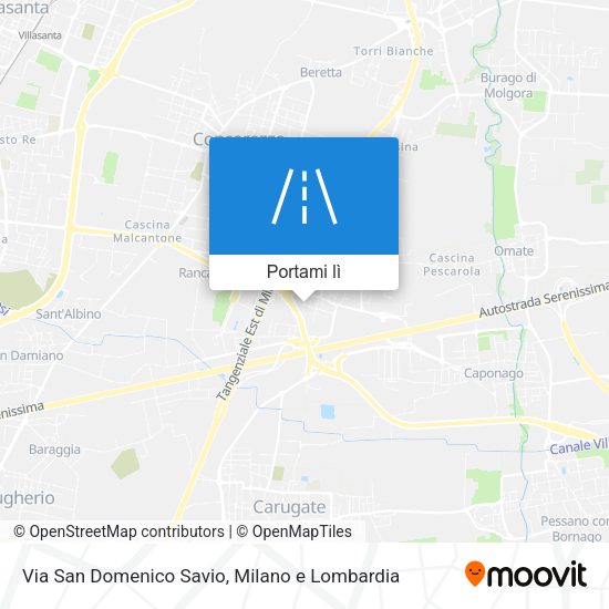 Mappa Via San Domenico Savio