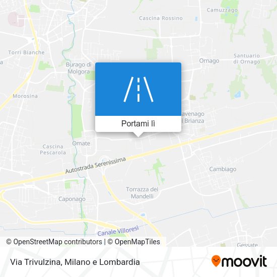 Mappa Via Trivulzina