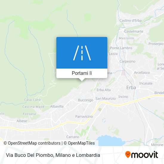 Mappa Via Buco Del Piombo