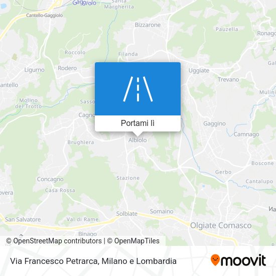 Mappa Via Francesco Petrarca