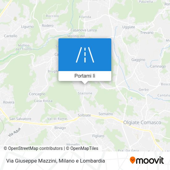 Mappa Via Giuseppe Mazzini