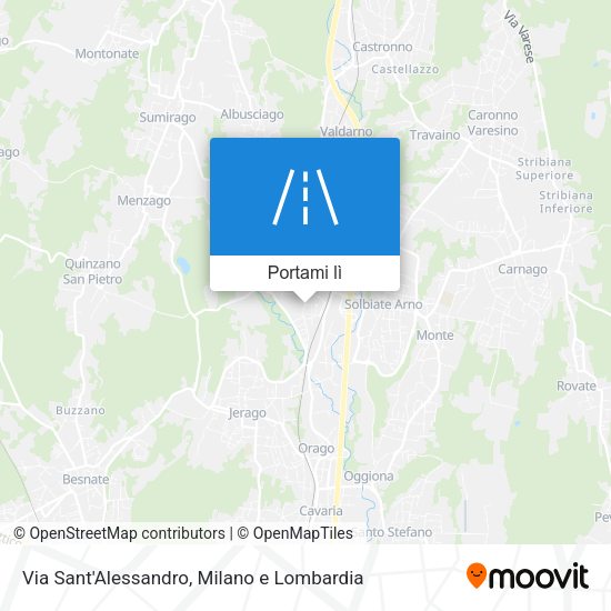 Mappa Via Sant'Alessandro