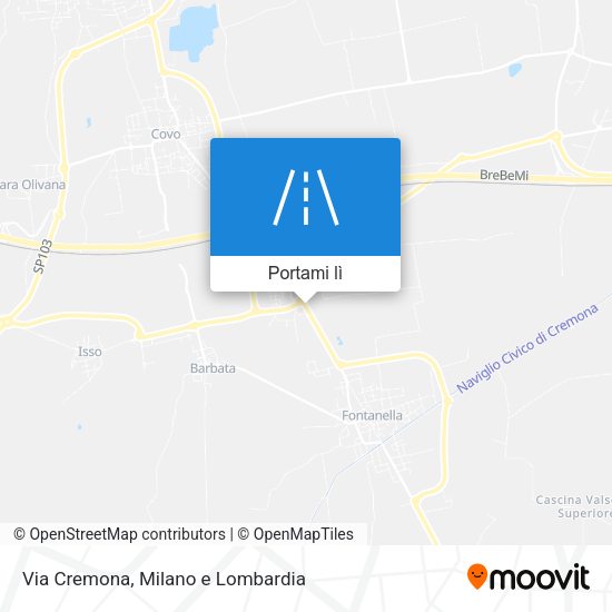 Mappa Via Cremona
