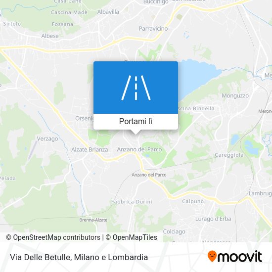 Mappa Via Delle Betulle