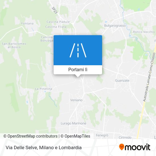 Mappa Via Delle Selve
