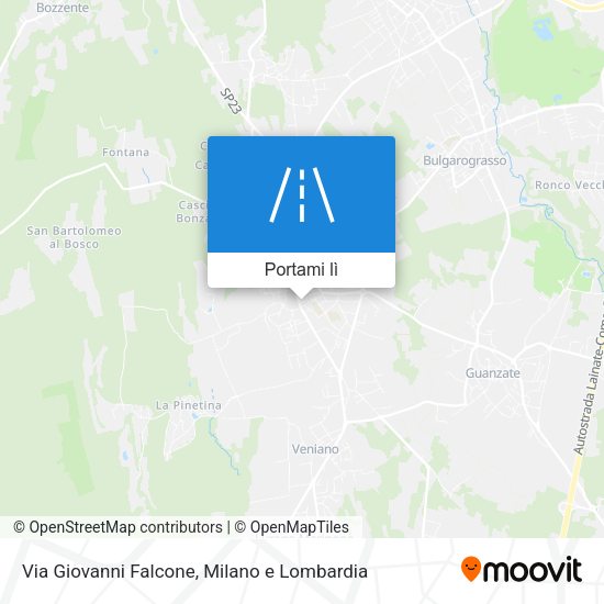 Mappa Via Giovanni Falcone
