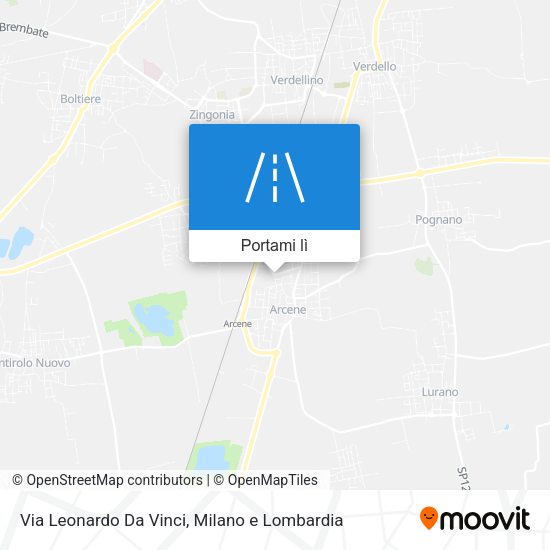 Mappa Via Leonardo Da Vinci