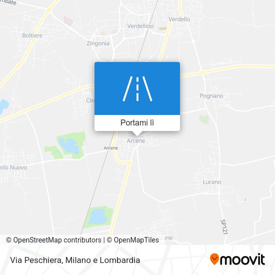 Mappa Via Peschiera