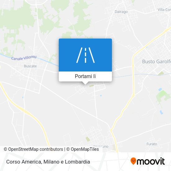 Mappa Corso America