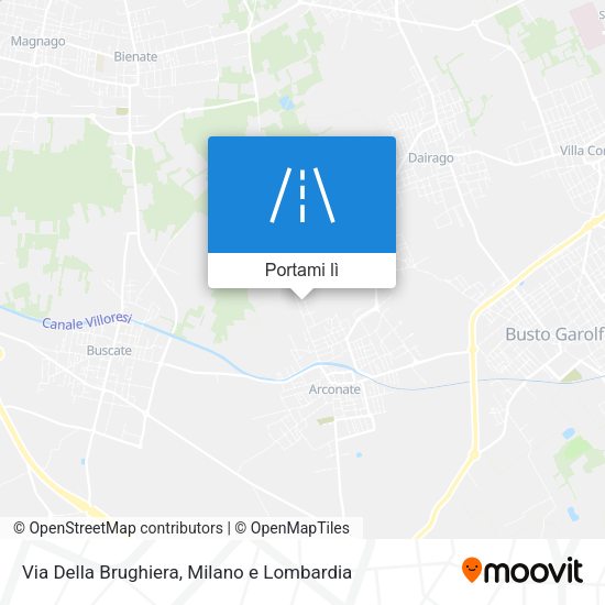 Mappa Via Della Brughiera