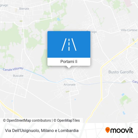 Mappa Via Dell'Usignuolo