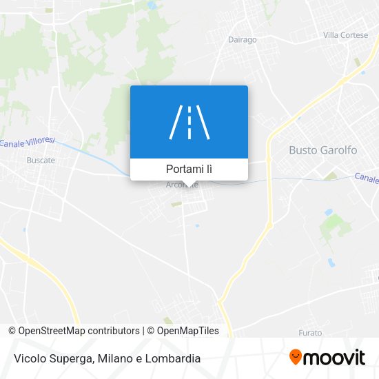 Mappa Vicolo Superga
