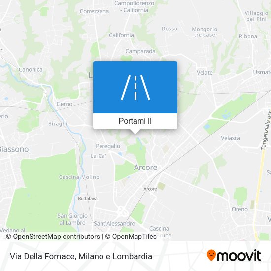 Mappa Via Della Fornace
