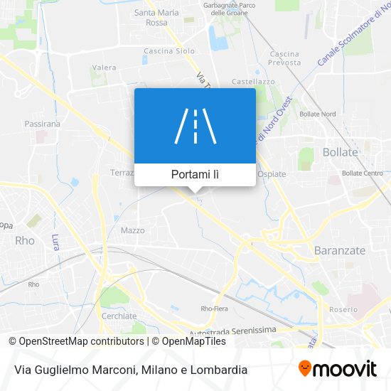 Mappa Via Guglielmo Marconi
